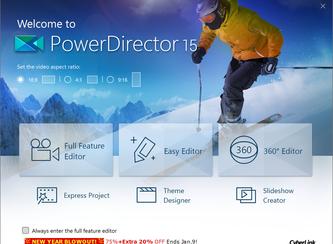 Test CyberLink PowerDirector 15 Ultimate