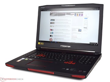 Acer Predator 17X test par NotebookCheck