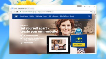 1&1 Web Hosting test par TechRadar