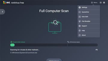 AVG AntiVirus 2017 test par TechRadar