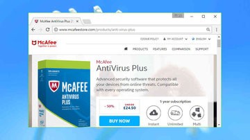 McAfee AntiVirus Plus 2017 testé par TechRadar McAfee AntiVirus Plus 2017 testé par TechRadar