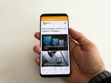 Samsung Galaxy S8 Plus test par Tablette Tactile