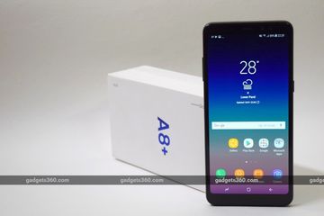 Samsung Galaxy A8 Plus test par Gadgets360 Samsung Galaxy A8 Plus test par Gadgets360