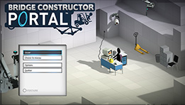 Bridge Constructor Portal test par Consollection Bridge Constructor Portal test par Consollection