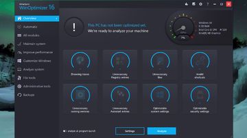 Ashampoo WinOptimizer test par TechRadar