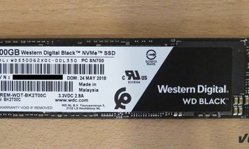 Western Digital Black NVMe test par Vonguru