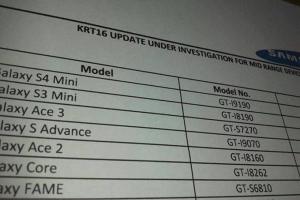 Test Samsung Galaxy S Advance