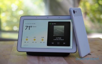 Google Home Hub test par SlashGear Google Home Hub test par SlashGear