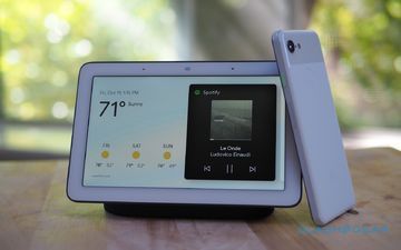 Google Home Hub test par SlashGear