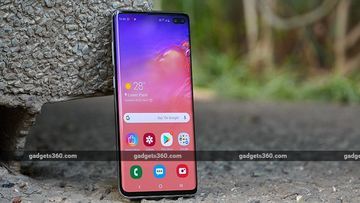 Samsung Galaxy S10 Plus test par Gadgets360 Samsung Galaxy S10 Plus test par Gadgets360