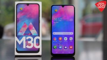 Samsung Galaxy M30 test par IndiaToday