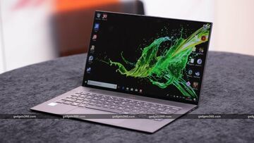 Acer Swift 7 test par Gadgets360 Acer Swift 7 test par Gadgets360