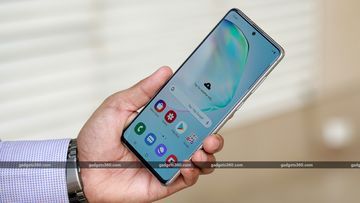 Samsung Galaxy Note 10 Lite test par Gadgets360