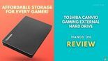 Test Toshiba Canvio Gaming