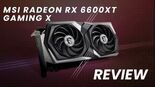 MSI RX 6600 XT Gaming X Review