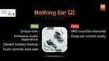Nothing Ear 2 testé par 91mobiles.com