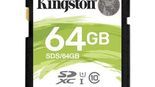 Test Kingston SD Canvas Select 64 Go