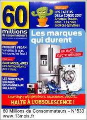 60 Millions de Consommateurs n533