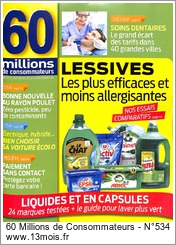 60 Millions de Consommateurs n534