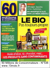 60 Millions de Consommateurs n536