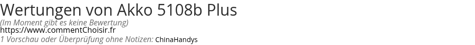 Ratings Akko 5108b Plus