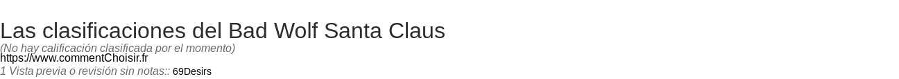 Ratings Bad Wolf Santa Claus