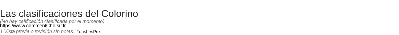 Ratings Colorino