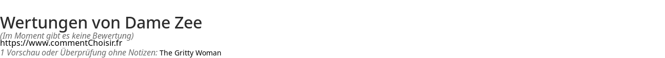 Ratings Dame Zee