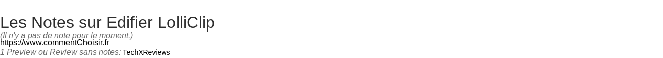 Ratings Edifier LolliClip