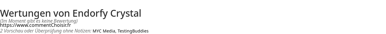 Ratings Endorfy Crystal