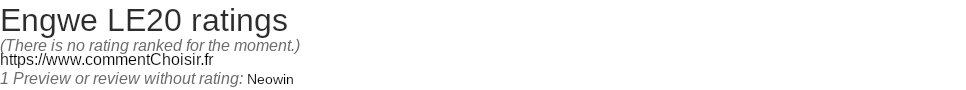 Ratings Engwe LE20