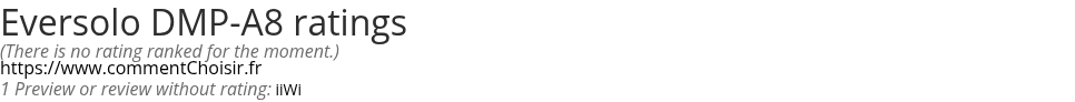 Ratings Eversolo DMP-A8