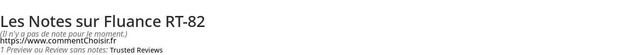 Ratings Fluance RT-82