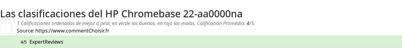 Ratings HP Chromebase 22-aa0000na