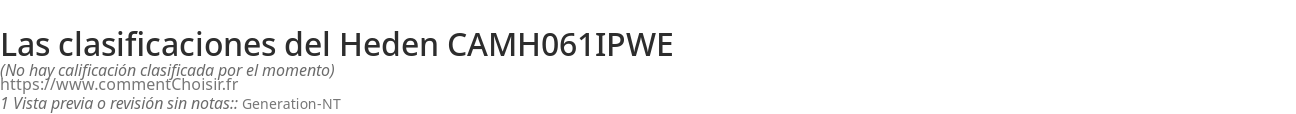 Ratings Heden CAMH061IPWE