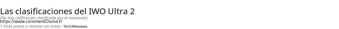 Ratings IWO Ultra 2