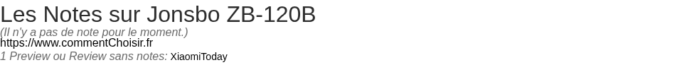 Ratings Jonsbo ZB-120B