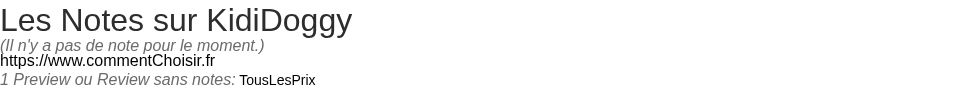 Ratings KidiDoggy