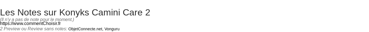 Ratings Konyks Camini Care 2