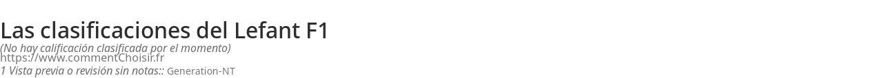 Ratings Lefant F1