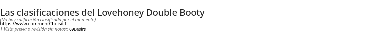 Ratings Lovehoney Double Booty