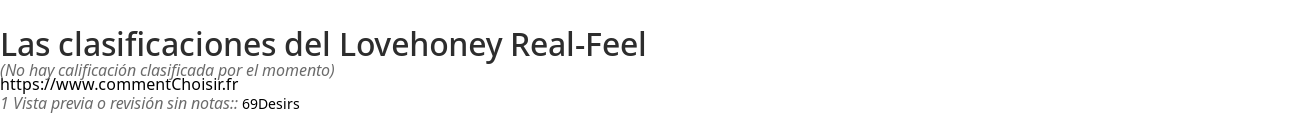 Ratings Lovehoney Real-Feel