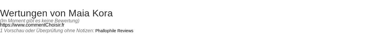 Ratings Maia Kora