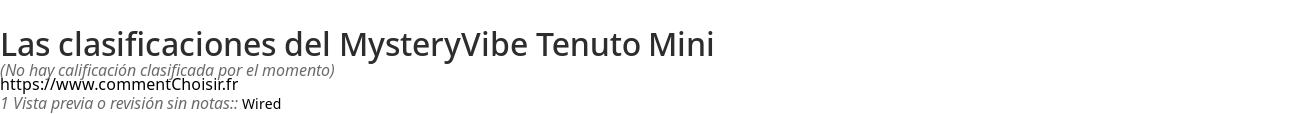 Ratings MysteryVibe Tenuto Mini