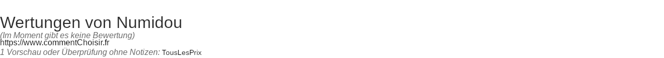 Ratings Numidou