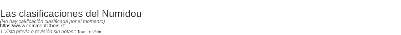 Ratings Numidou