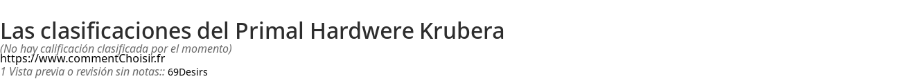 Ratings Primal Hardwere Krubera