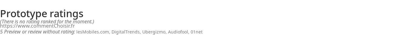 Ratings Prototype