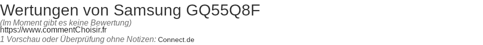Ratings Samsung GQ55Q8F