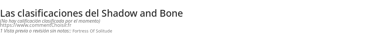 Ratings Shadow and Bone
